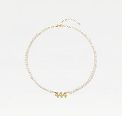 The Pearl Angel Number Necklace