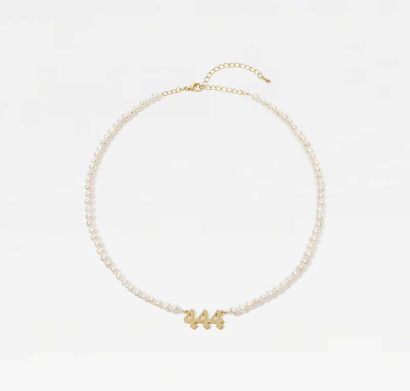 The Pearl Angel Number Necklace