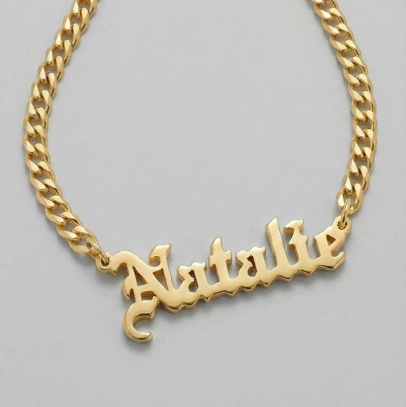 The Gothic Mini Choker Nameplate