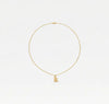 The Mini Old English Initial Pendant Necklace