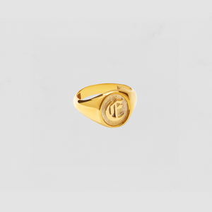 The Old English Oval Signet Ring