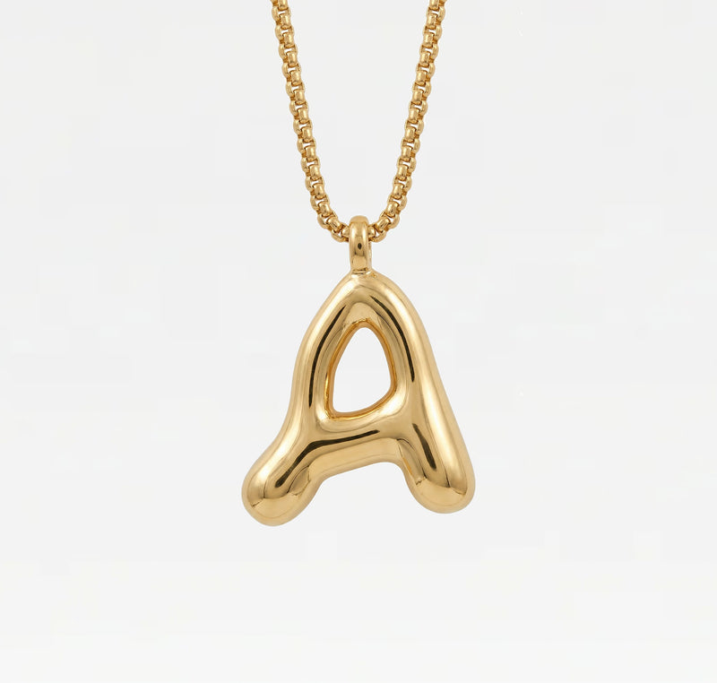 THE MULBERRY LETTER PENDANT NECKLACE