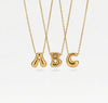 THE ORNATE BUBBLE LETTER NECKLACE