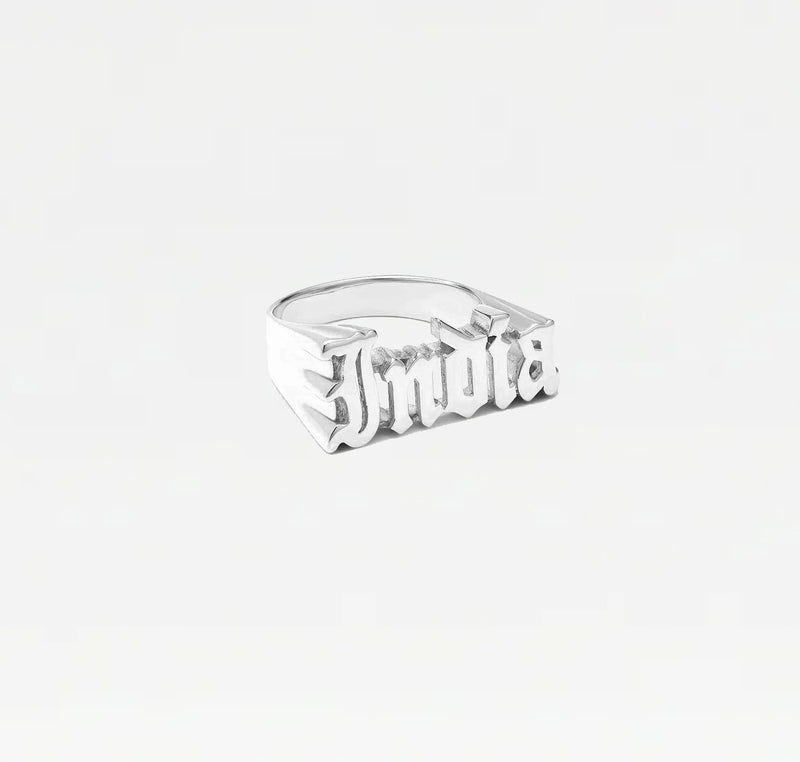 The Gothic Name Ring