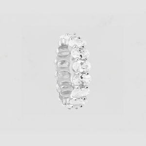 The Oval Cut Eternity Band