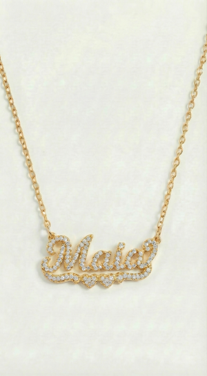 The Mini Classic Nameplate Necklace