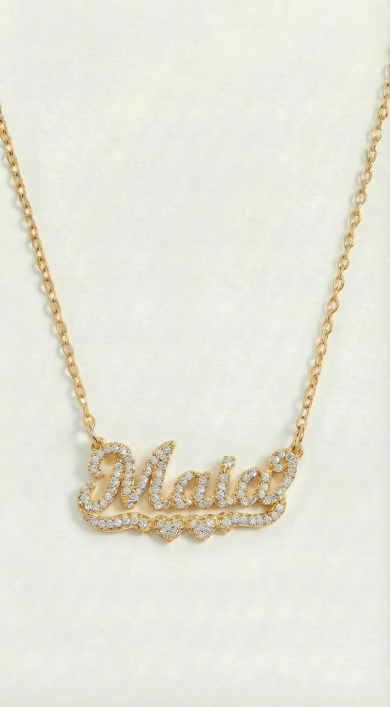 The Mini Classic Nameplate Necklace