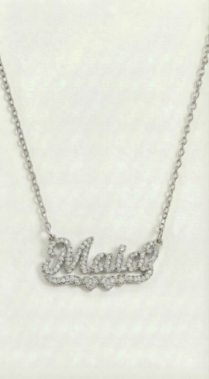 The Mini Classic Nameplate Necklace