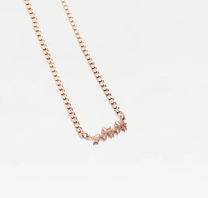 The Heavy Metal Mini Choker Nameplate