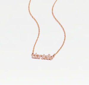 The Block Nameplate Lowercase