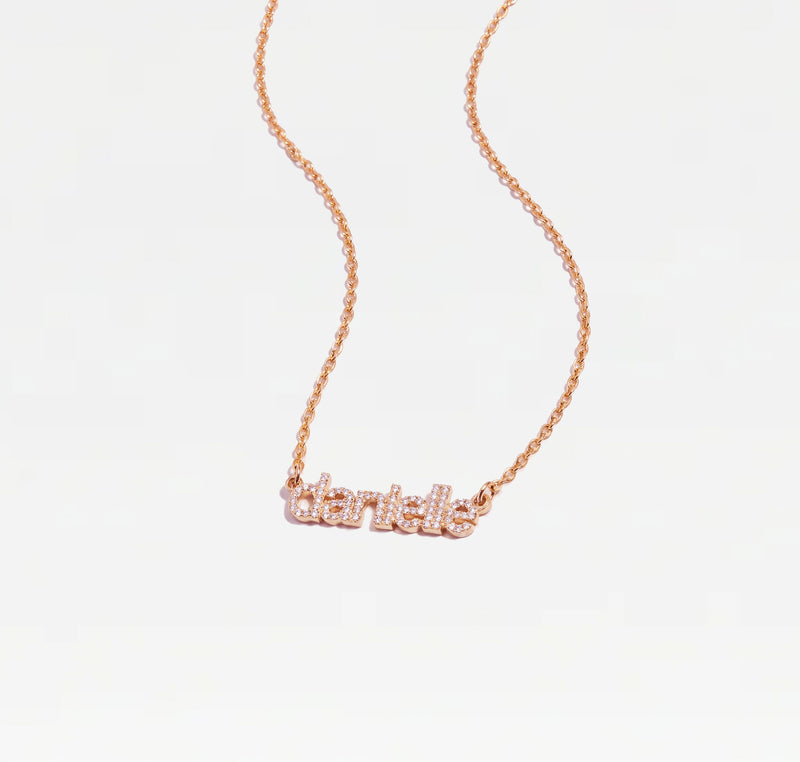 The Block Nameplate Lowercase