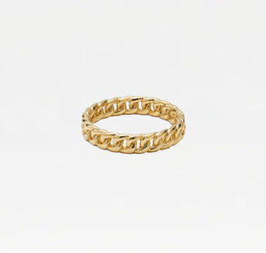 The Thin Cuban Link Ring