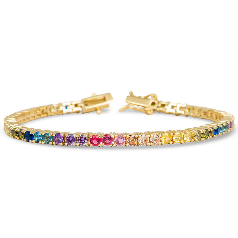 THE RAINBOW TENNIS BRACELET