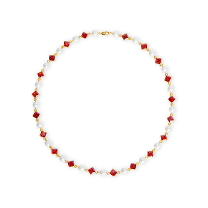 The Ruby Pearl Necklace