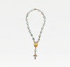 The Aqua Marine Rosary Anklet