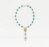The Emerald Rosary Anklet