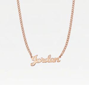 The Script Mini Choker Nameplate