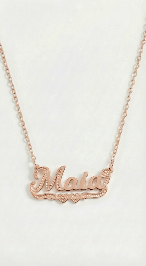 The Mini Classic Nameplate Necklace