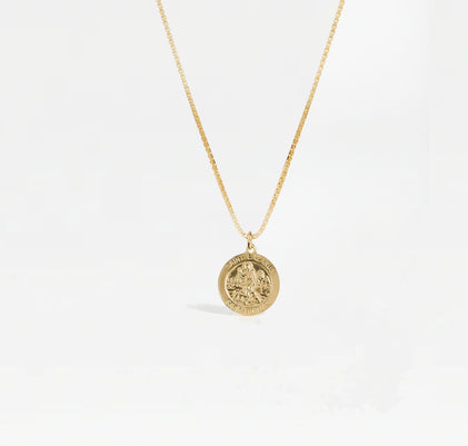 The Saint Lazurus Single Medal Necklace