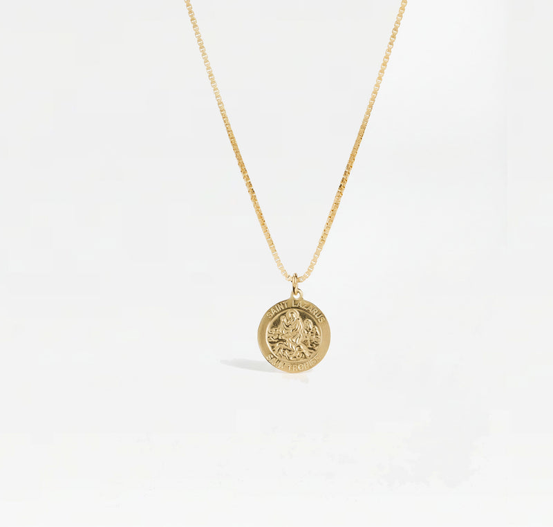 The Saint Lazurus Single Medal Necklace