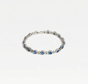 THE SAPPHIRE OVAL TENNIS BRACELET