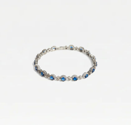 THE SAPPHIRE OVAL TENNIS BRACELET