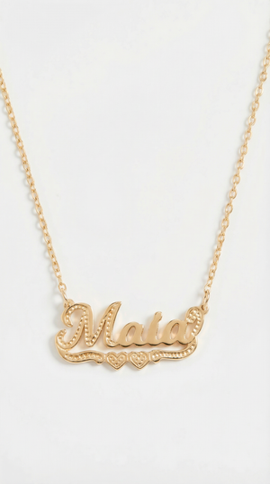 The Mini Classic Nameplate Necklace