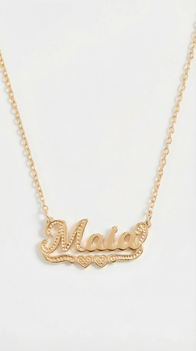 The Mini Classic Nameplate Necklace
