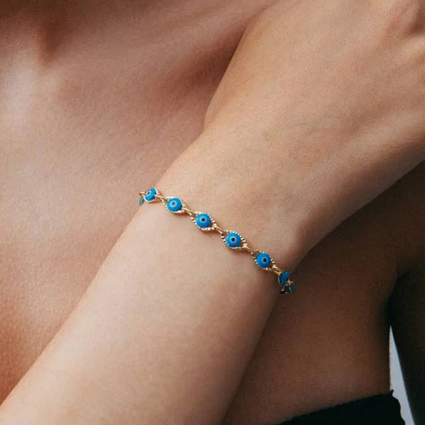 THE LIGHT BLUE EVIL EYE BRACELET