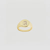 The Signature Old English Signet Ring