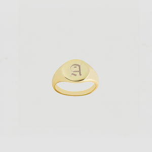 The Signature Old English Signet Ring