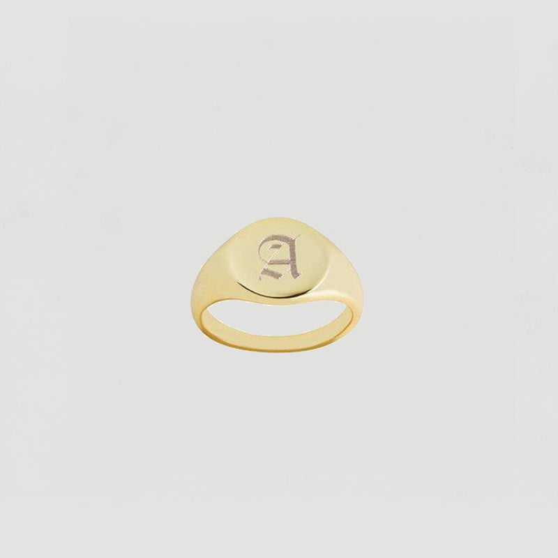 The Signature Old English Signet Ring
