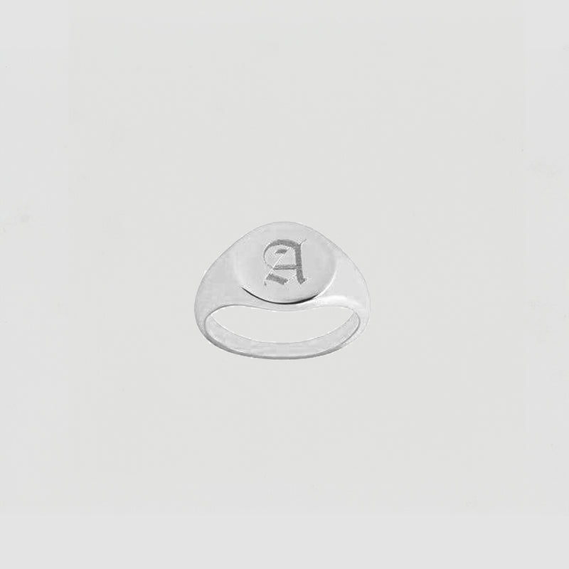 The Signature Old English Signet Ring