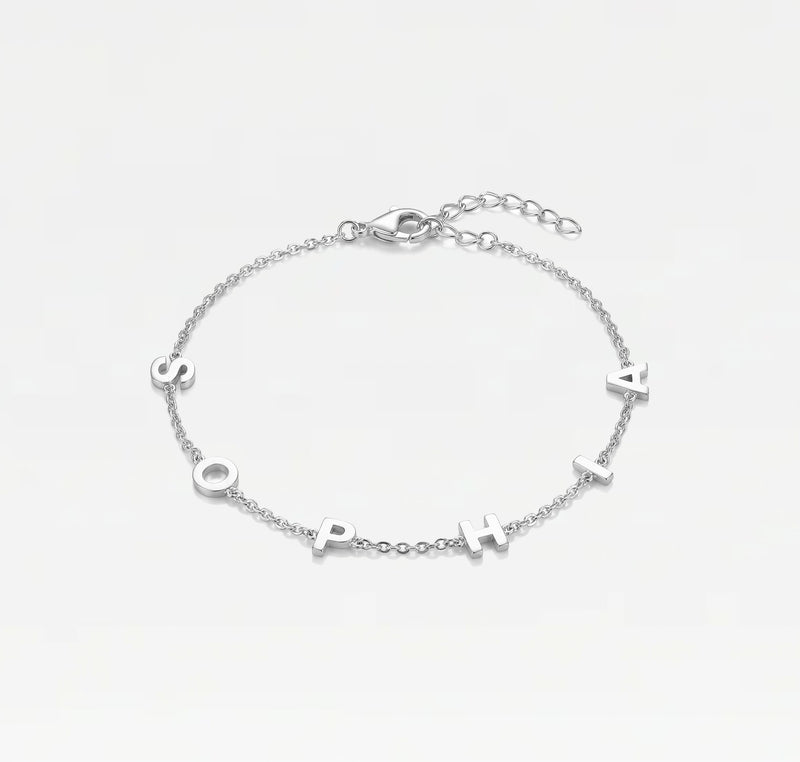 The Block Name Anklet