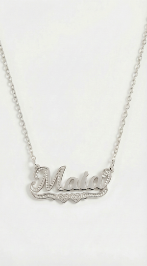 The Mini Classic Nameplate Necklace
