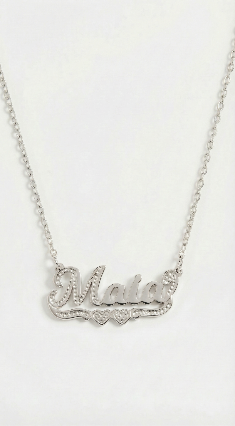 The Mini Classic Nameplate Necklace