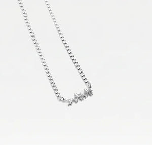 The Heavy Metal Mini Choker Nameplate