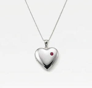 The Gem Heart Photo Locket