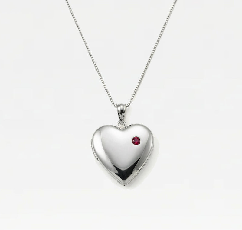 The Gem Heart Photo Locket