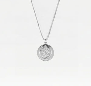 The Saint Michael Single Medal Necklace