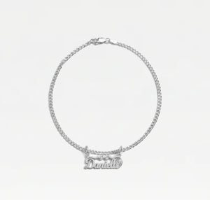 THE NAMEPLATE ANKLET