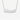 The Single Heart Cut Nameplate Necklace