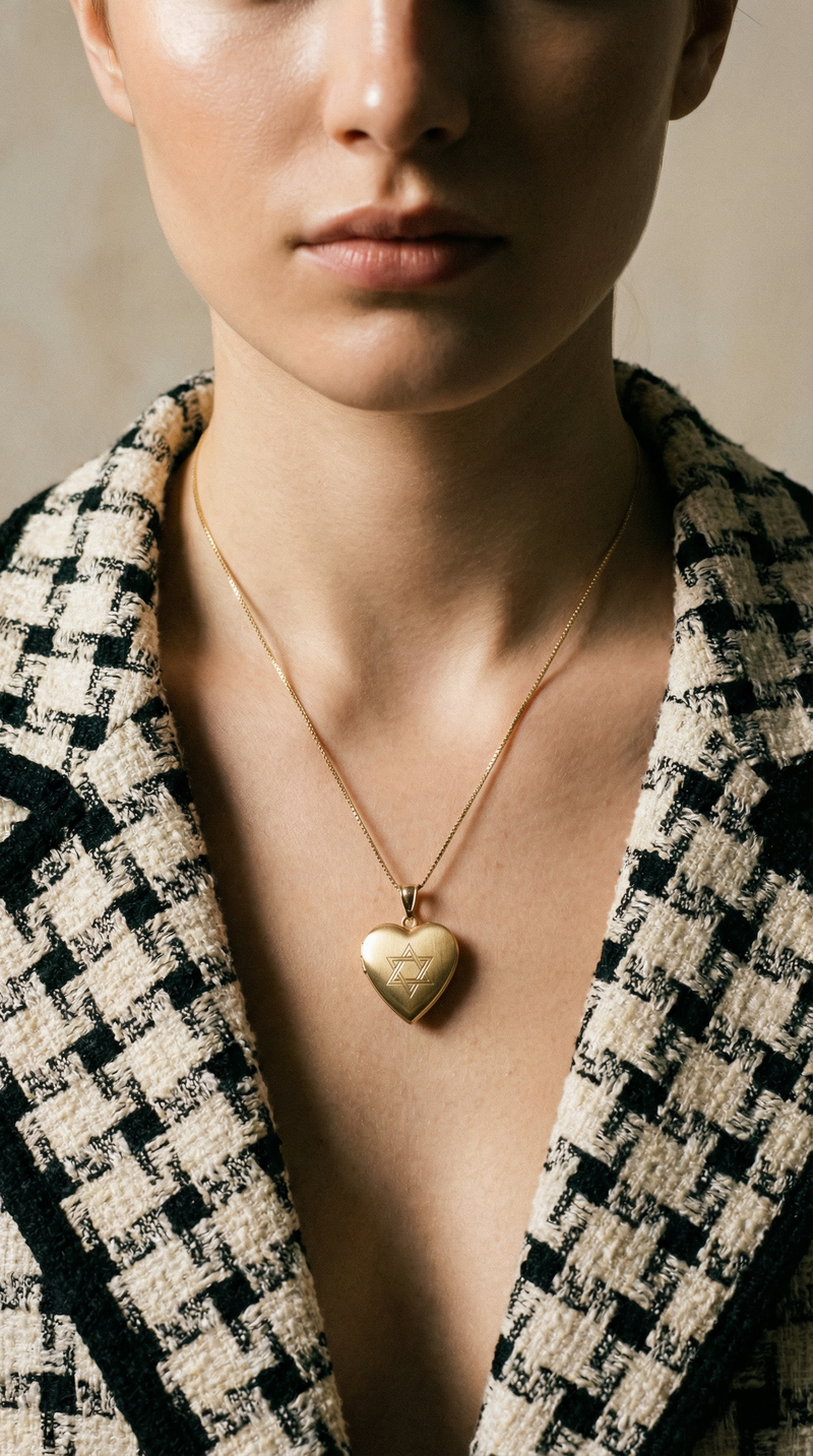 The Star of David II Photo Locket