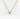 The Tiny Initial Stone Necklace