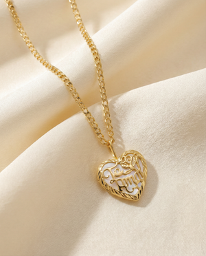 The Te Amo Heart Pendant Necklace