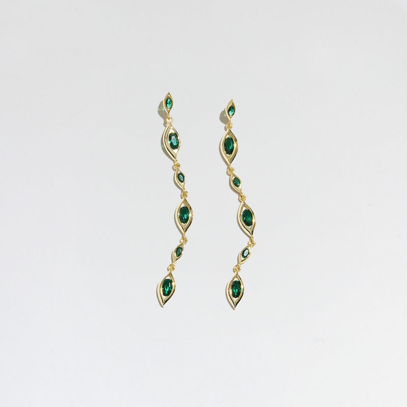 THE MARQUISE DROP EARRINGS