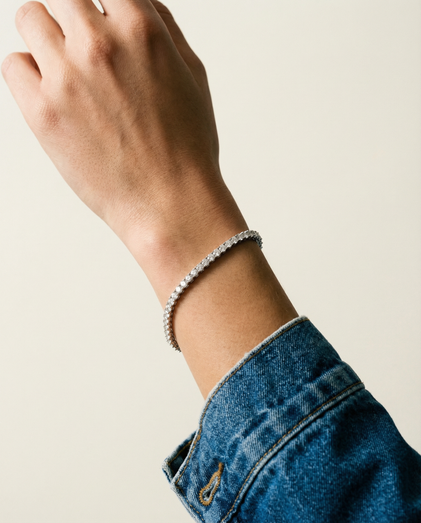 The Pavé Tennis Bracelet