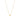 THE TINY SINGLE INITIAL BLOCK NECKLACE - The M Jewelers