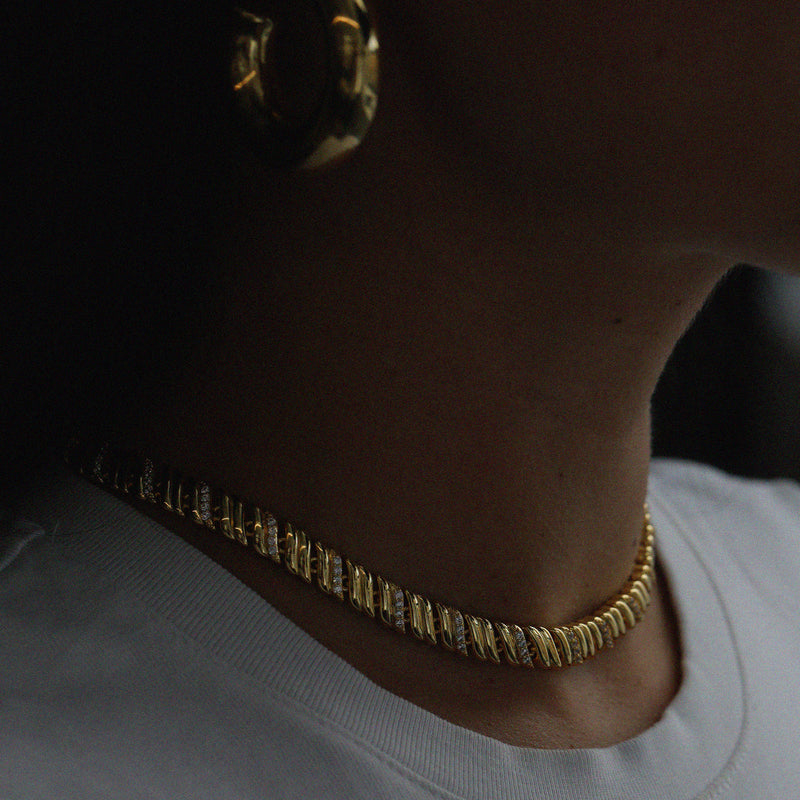 The Margaux Pavé Link Chain