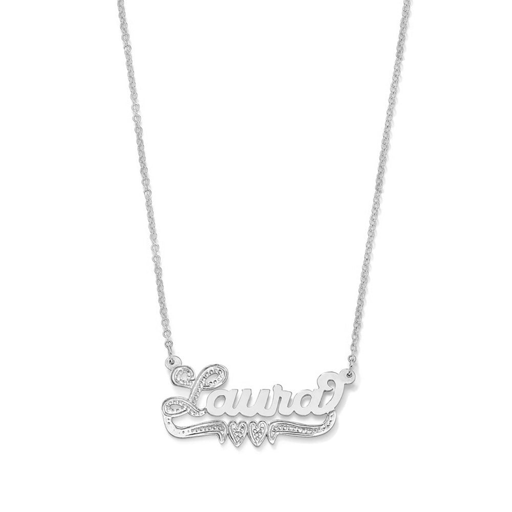 Name plate clearance sterling silver